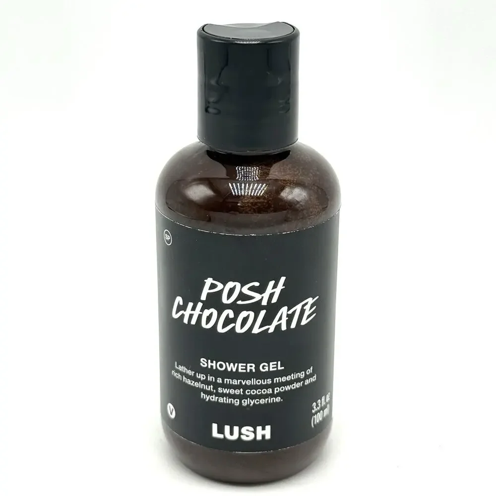 Lush Posh Chocolate Shower Gel 3.3oz Hazelnut Cocoa New Sealed